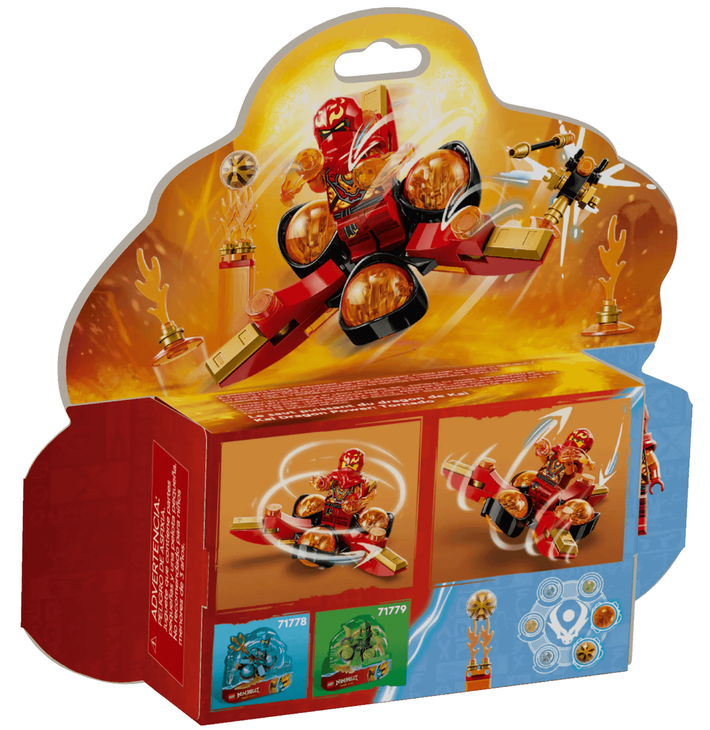 LEGO 71777 Kai’s Dragon Power Spinjitzu Flip - Ninjago