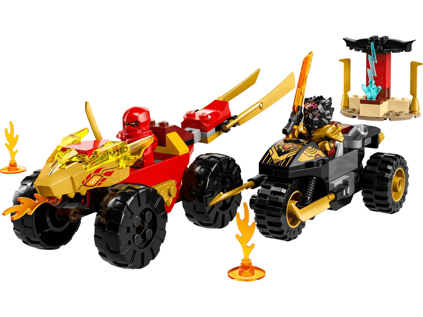 LEGO 71789 Kai and Ras's Car and Bike Battle - Ninjago 4+