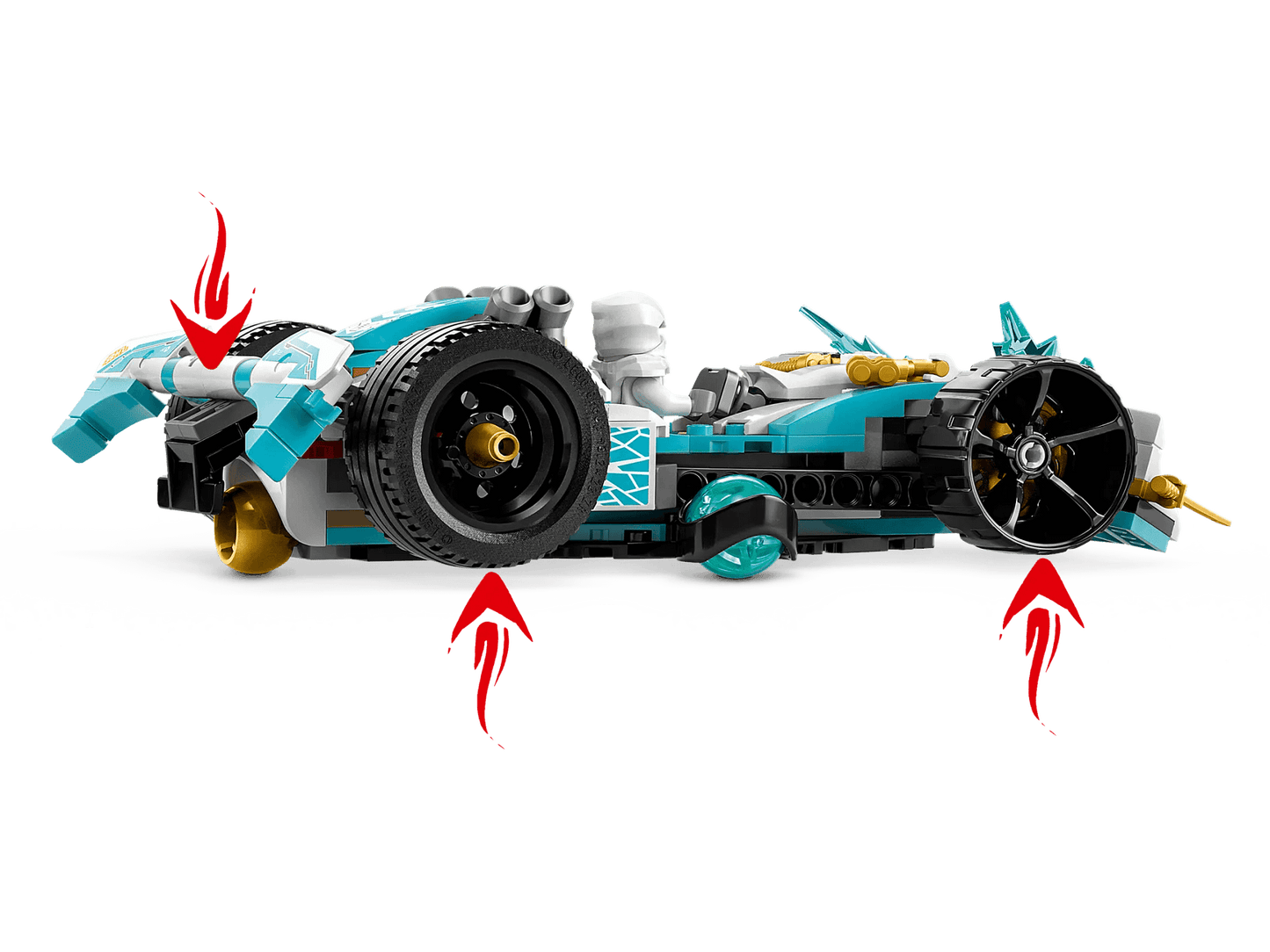 LEGO 71791 Zane’s Dragon Power Spinjitzu Race Car - Ninjago