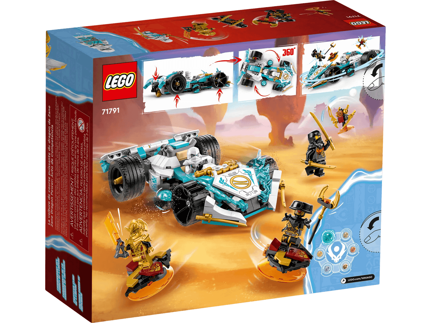 LEGO 71791 Zane’s Dragon Power Spinjitzu Race Car - Ninjago