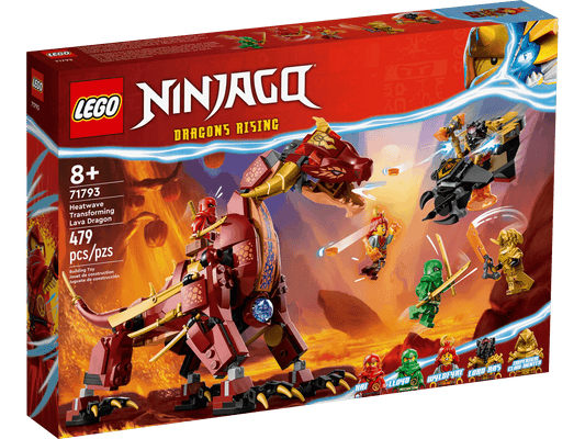 LEGO 71793 Heatwave Transforming Lava Dragon - Ninjago