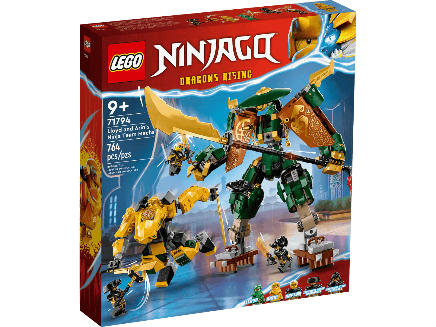 LEGO 71794 Lloyd and Arin's Ninja Team Mechs - Ninjago