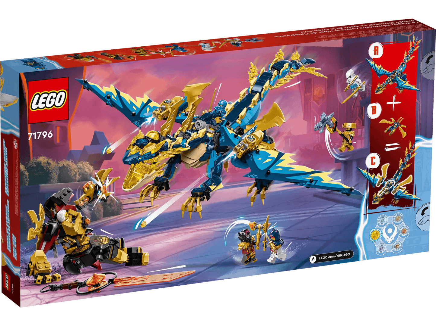 LEGO 71796 Elemental Dragon vs. The Empress Mech - Ninjago