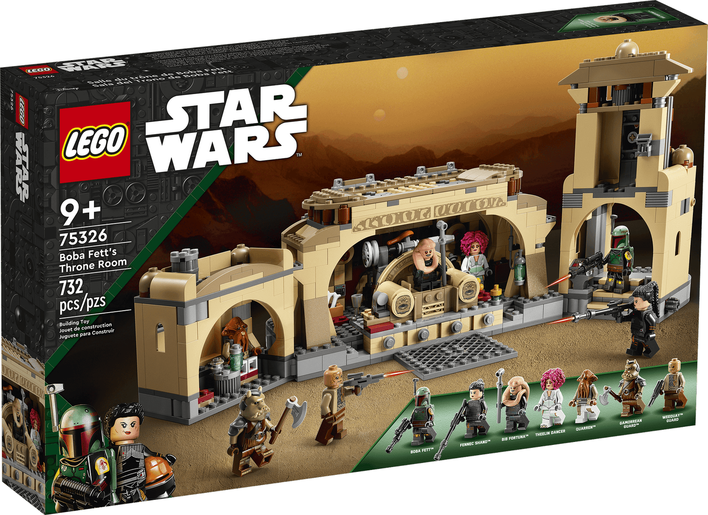 LEGO 75326 Boba Fett's Throne Room - Star Wars