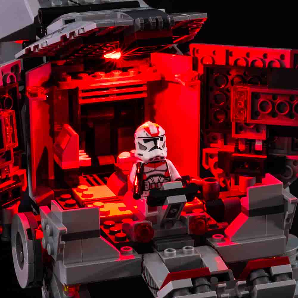 Light My Bricks - LIGHT KIT for  LEGO AT-TE Walker 75337 - Light My Bricks