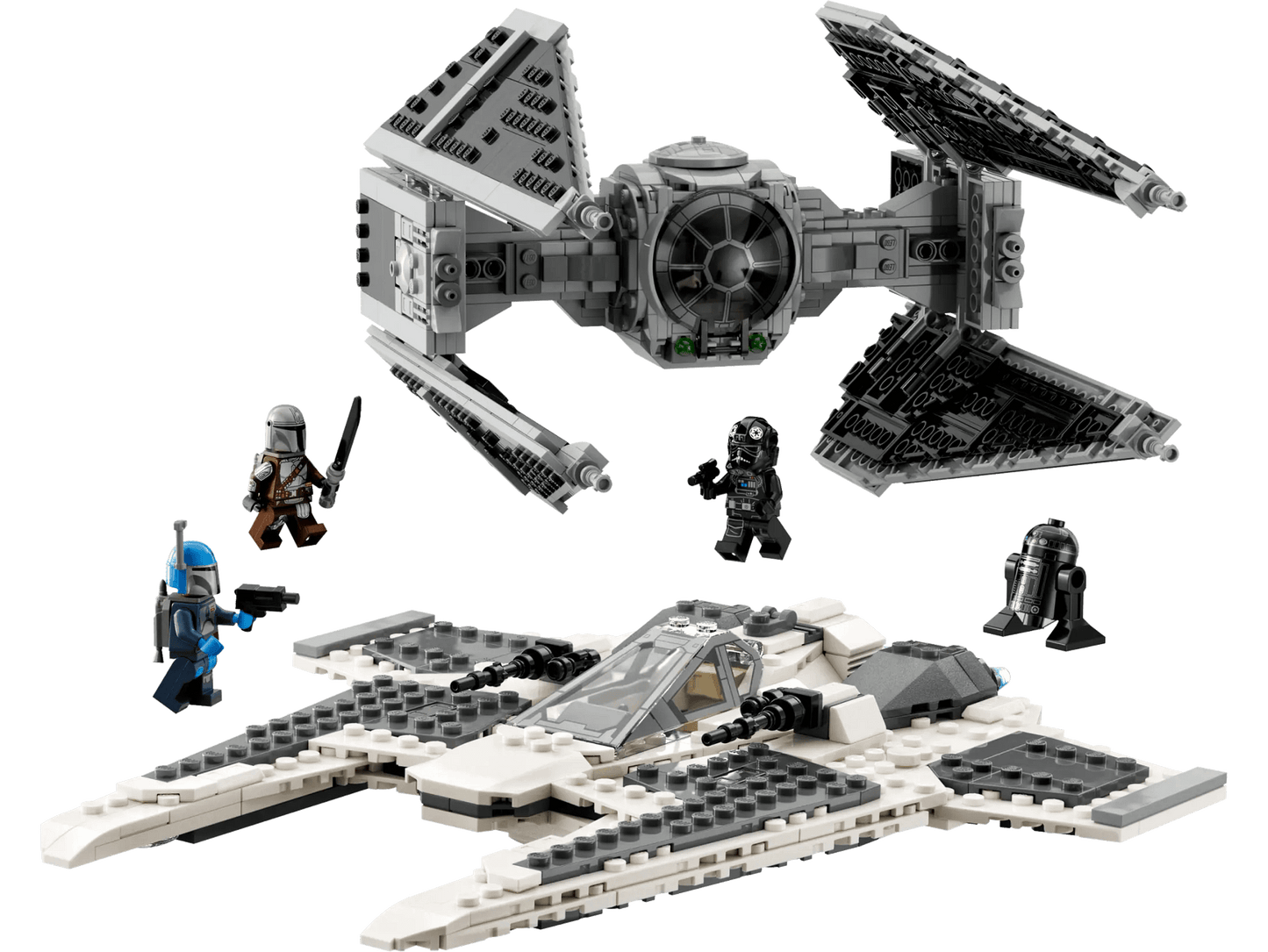 LEGO 75348 Mandalorian Fang Fighter vs. TIE Interceptor™ - Star Wars
