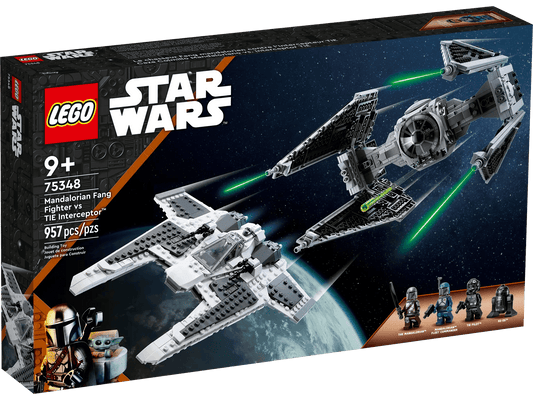LEGO 75348 Mandalorian Fang Fighter vs. TIE Interceptor™ - Star Wars