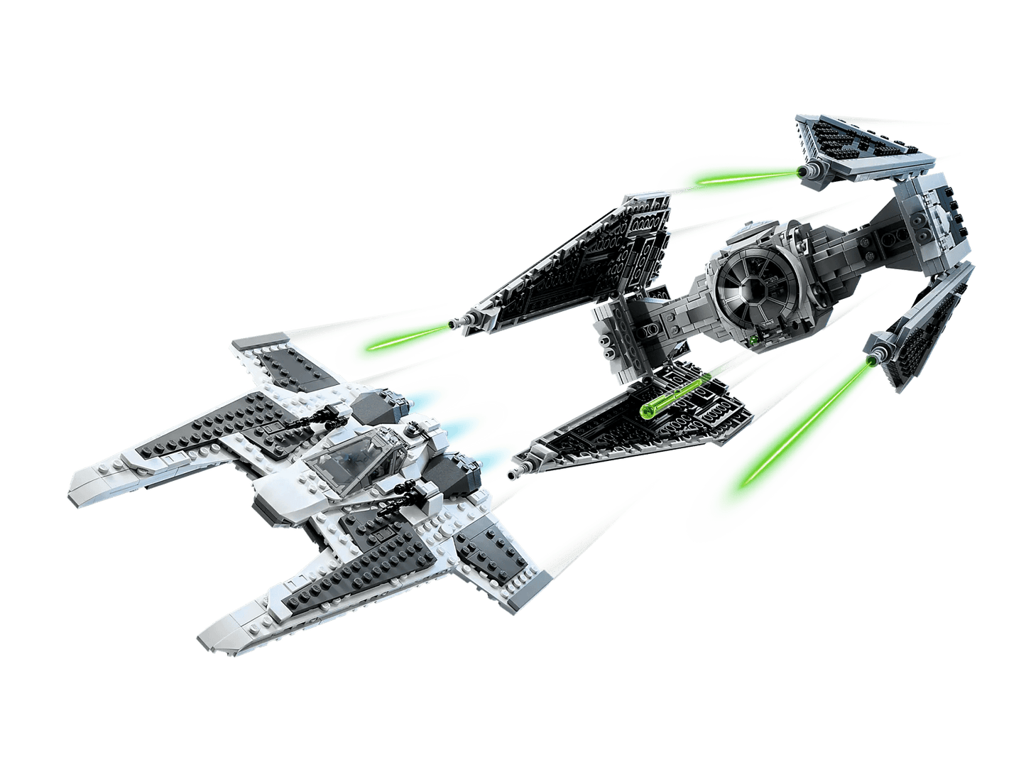 LEGO 75348 Mandalorian Fang Fighter vs. TIE Interceptor™ - Star Wars