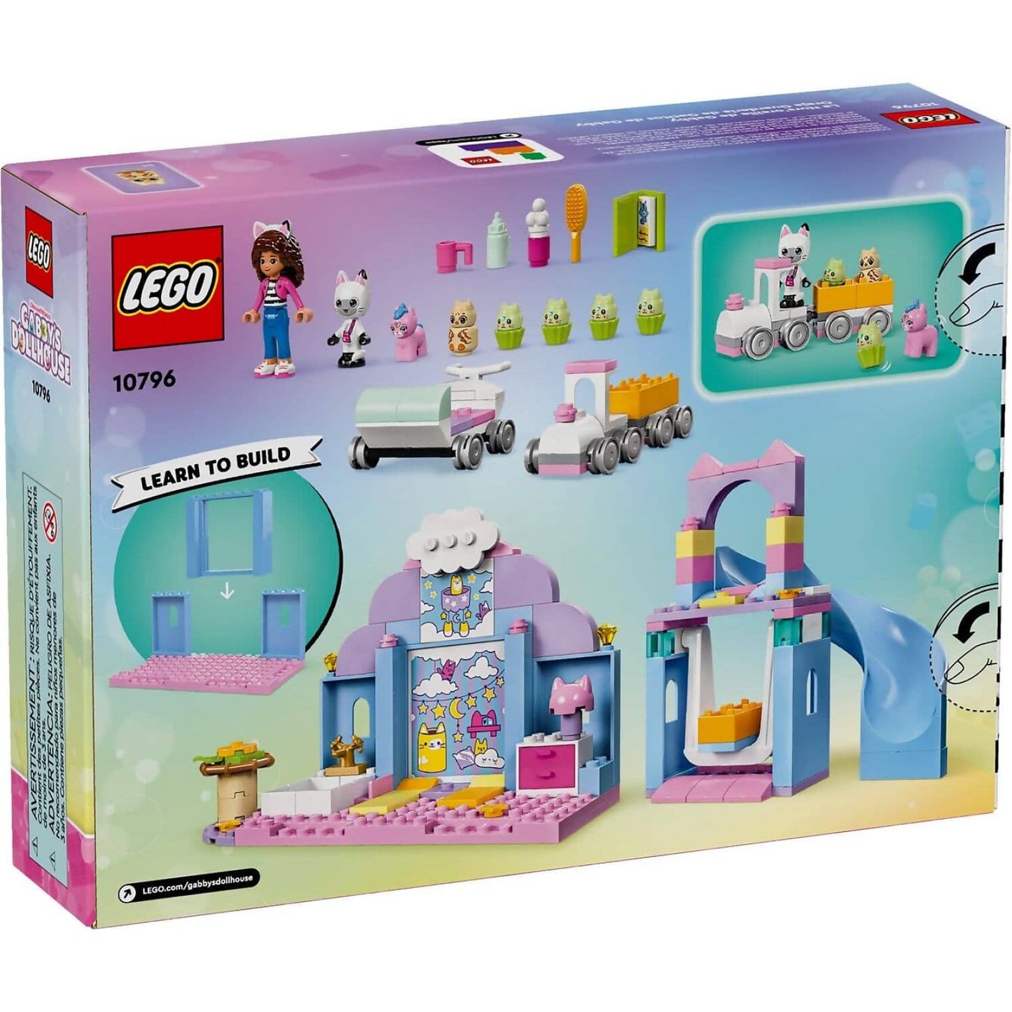 LEGO 10796 Gabby's Kitty Care Ear - Gabby’s Dollhouse 4+