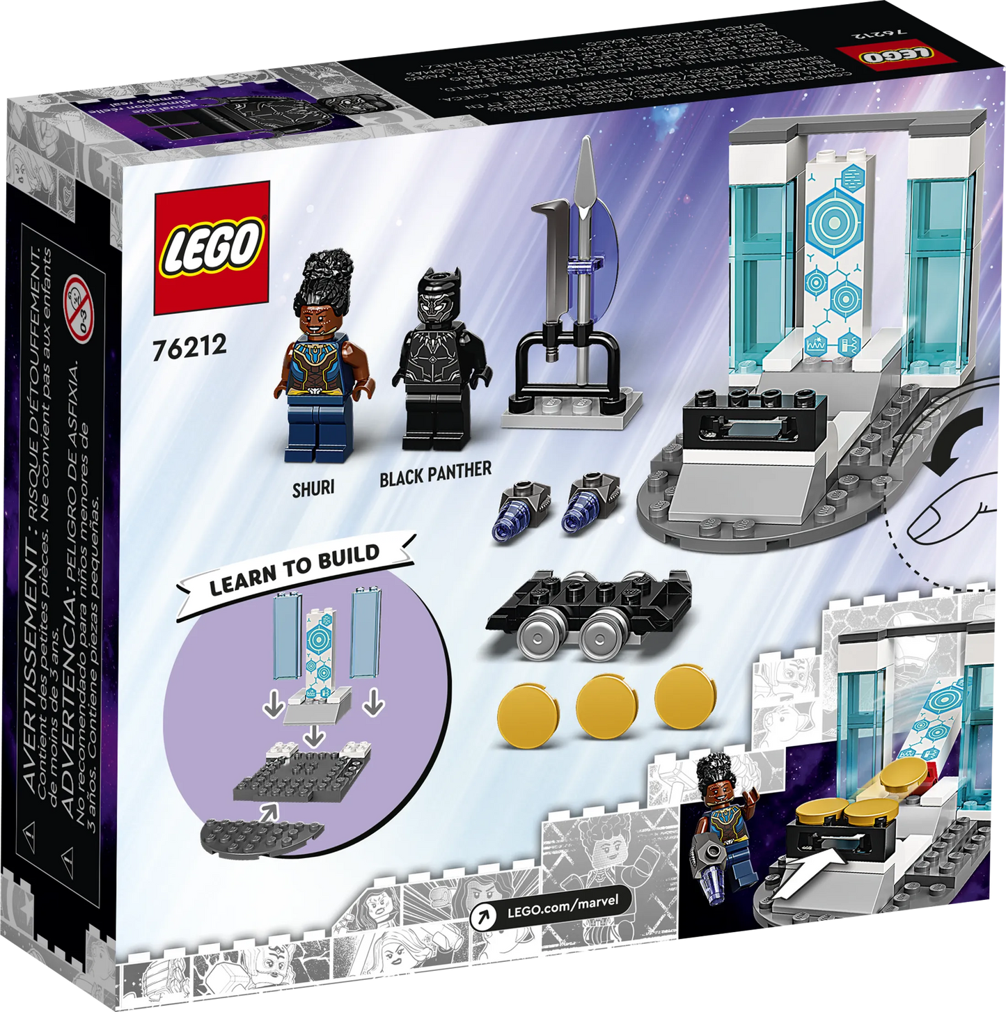 LEGO 76212 Shuri's Lab - Marvel Super Heroes 4+