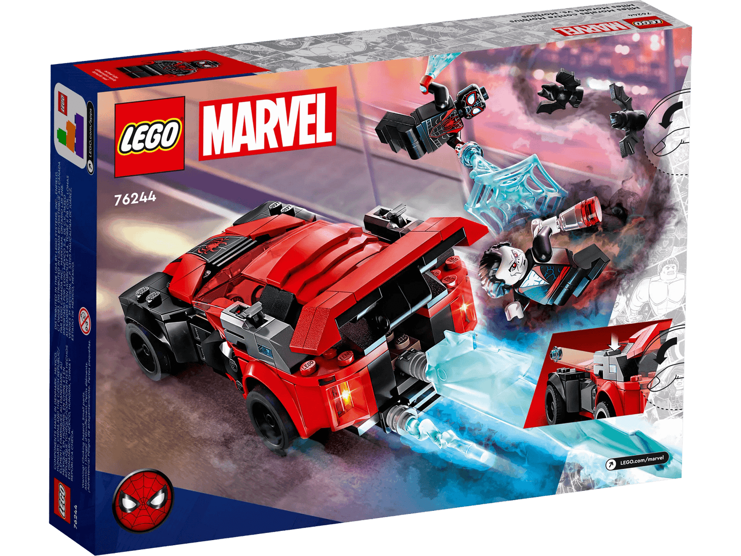 LEGO 76244 Miles Morales Vs Morbius - Marvel Super Heroes