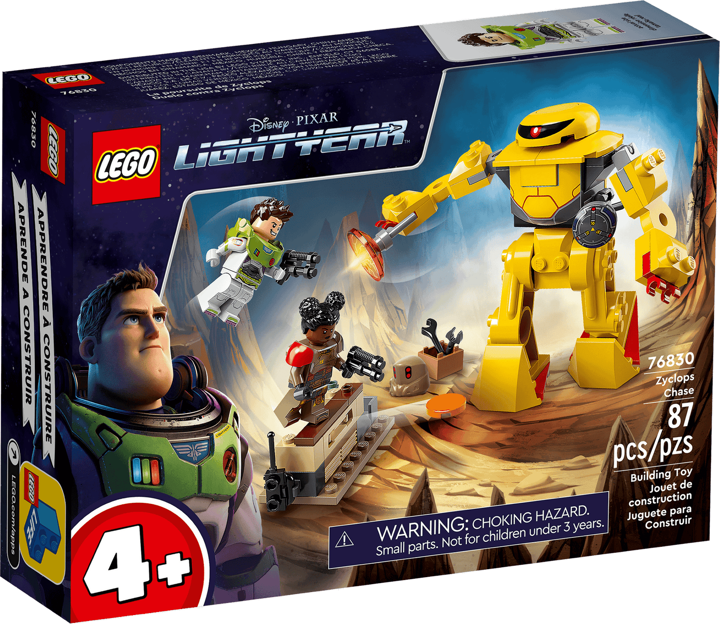 LEGO 76830 Zyclops Chase - Buzz Lightyear Disney 4+