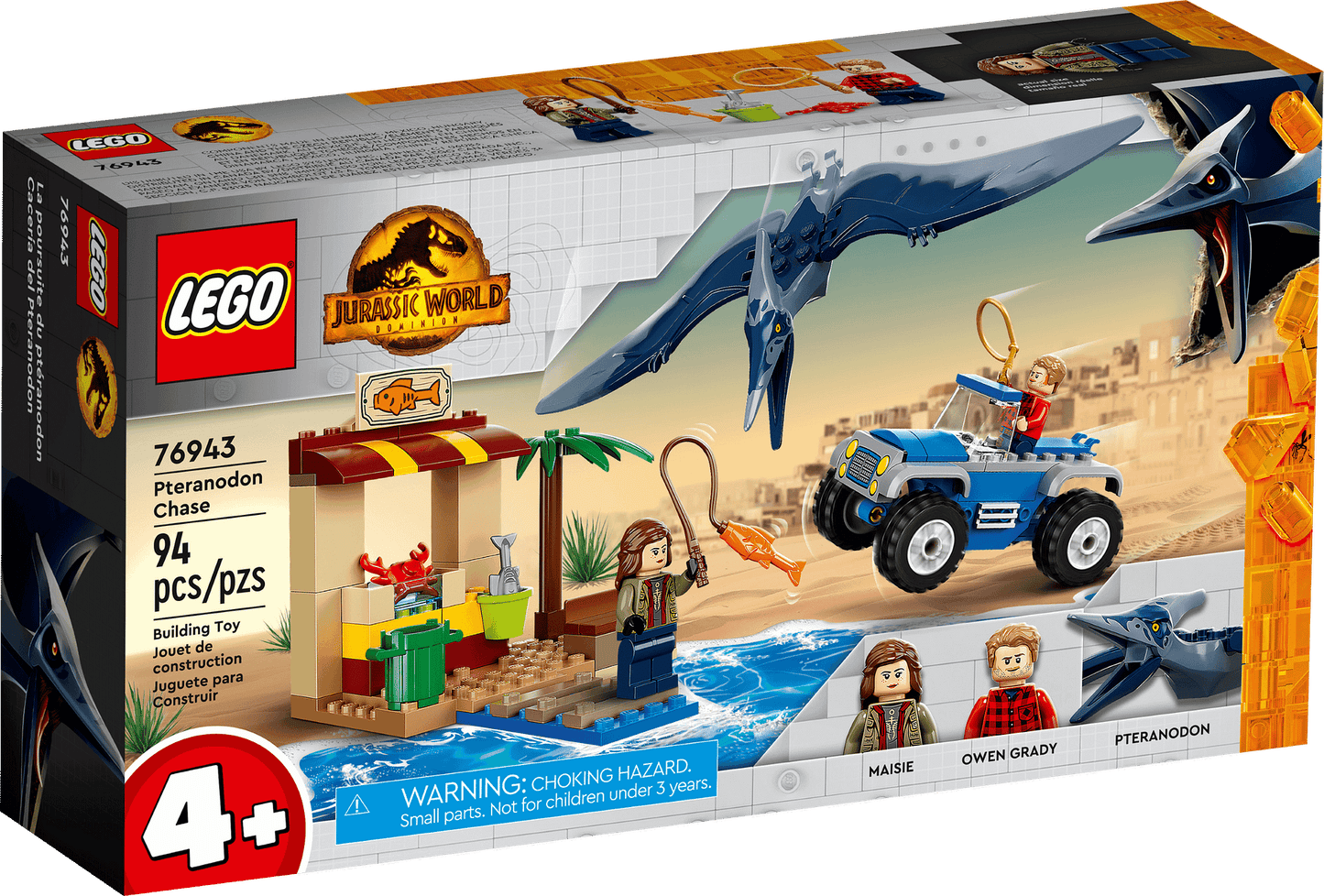 LEGO 76943 Pteranodon Chase - Jurassic World 4+