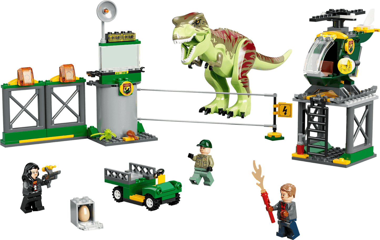 LEGO 76944 T. rex Dinosaur Breakout - Jurassic World 4+