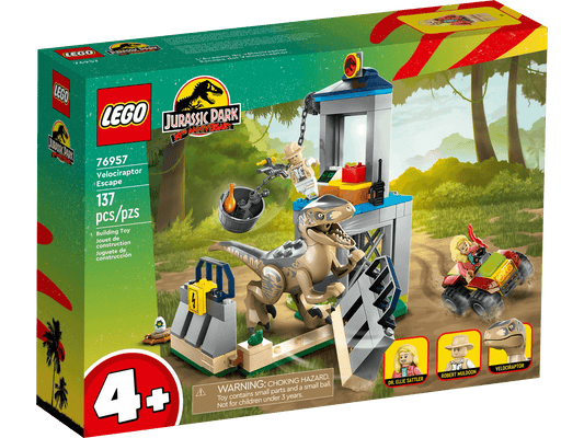 LEGO 76957 Velociraptor Escape - Jurassic World 4+