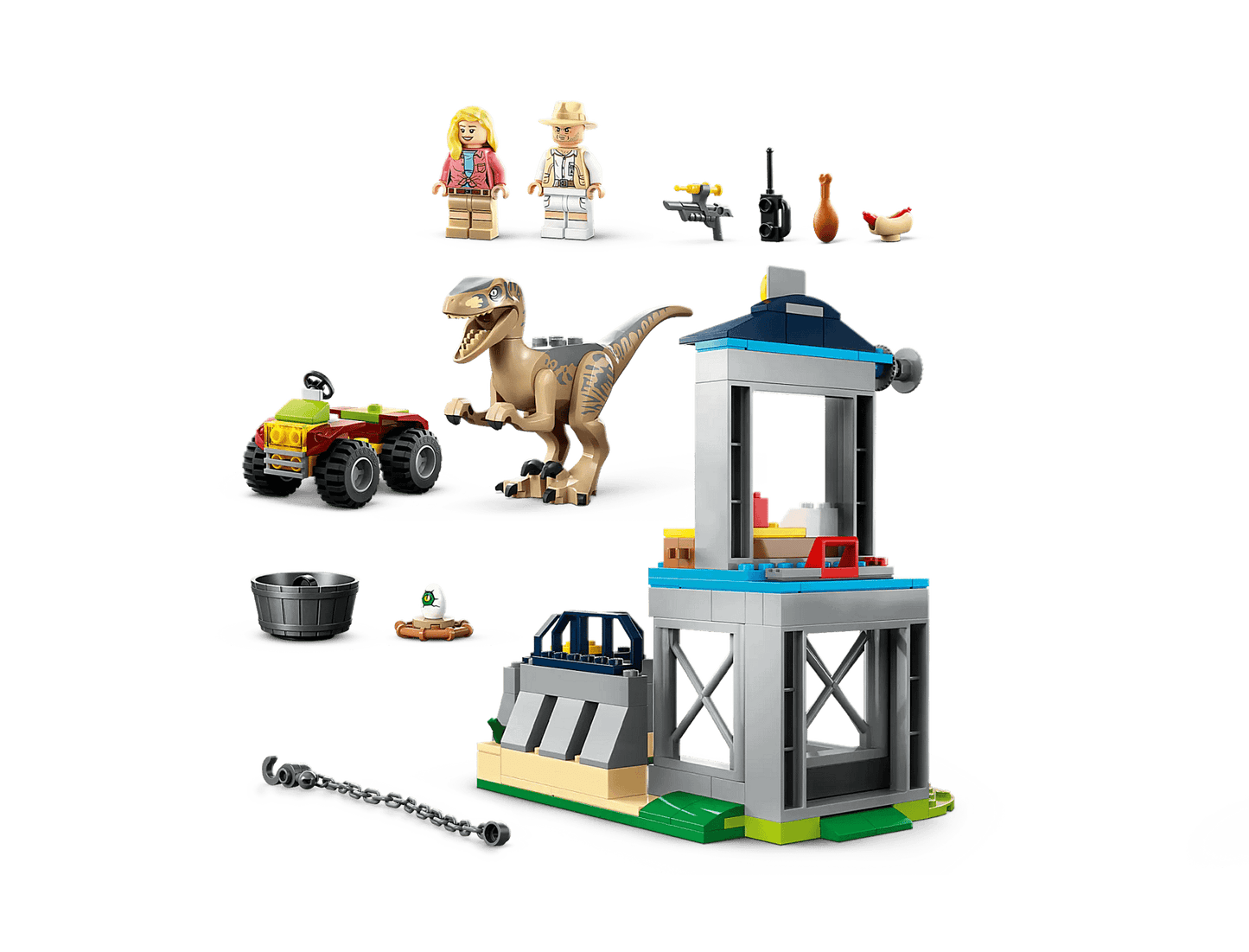 LEGO 76957 Velociraptor Escape - Jurassic World 4+
