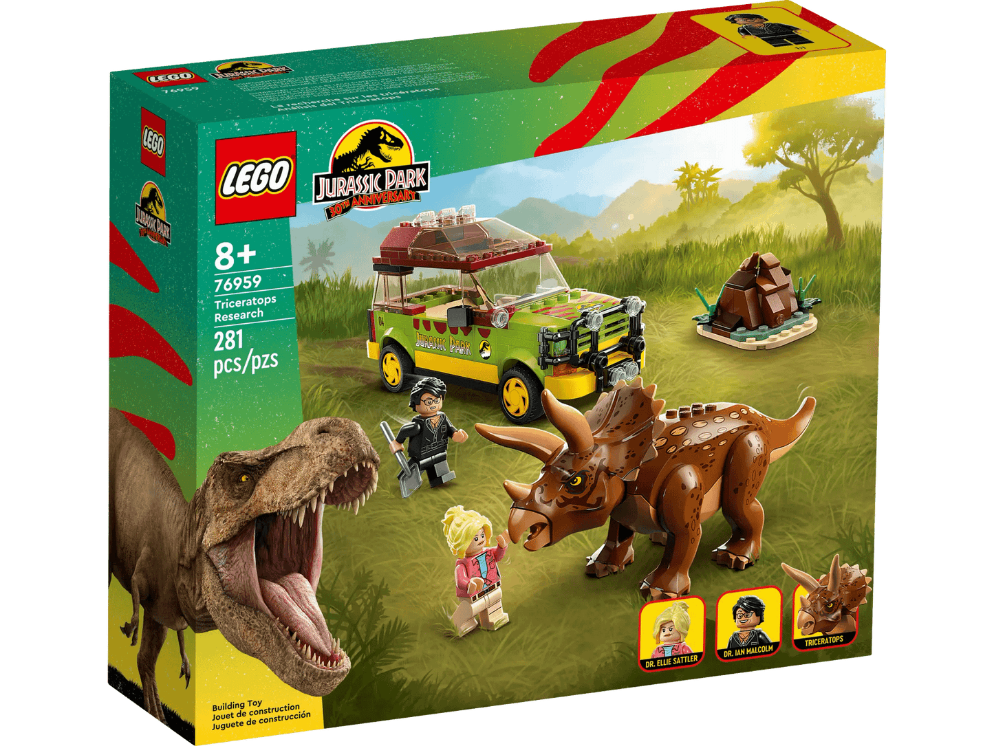 LEGO 76959 Triceratops Research - Jurassic World