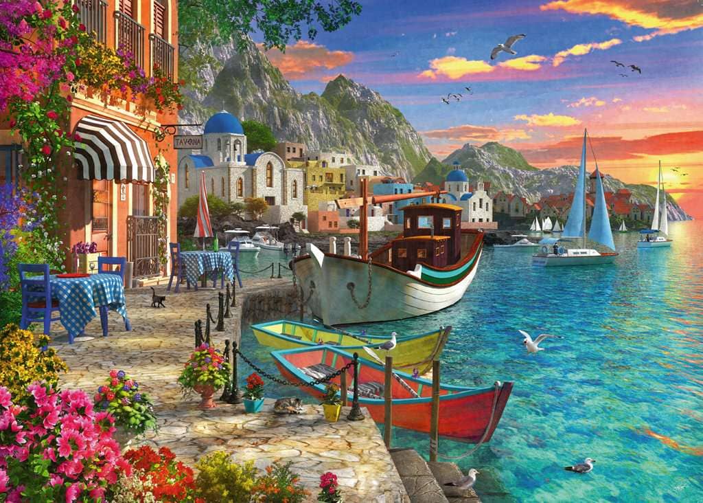 Ravensburger - Grandiose Greece Jigsaw Puzzle 1000 Pieces