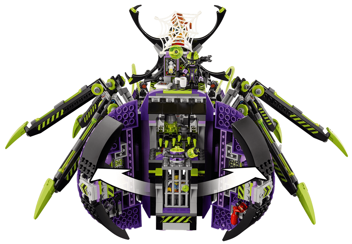 LEGO 80022 Spider Queen's Arachnoid Base - Monkie Kid