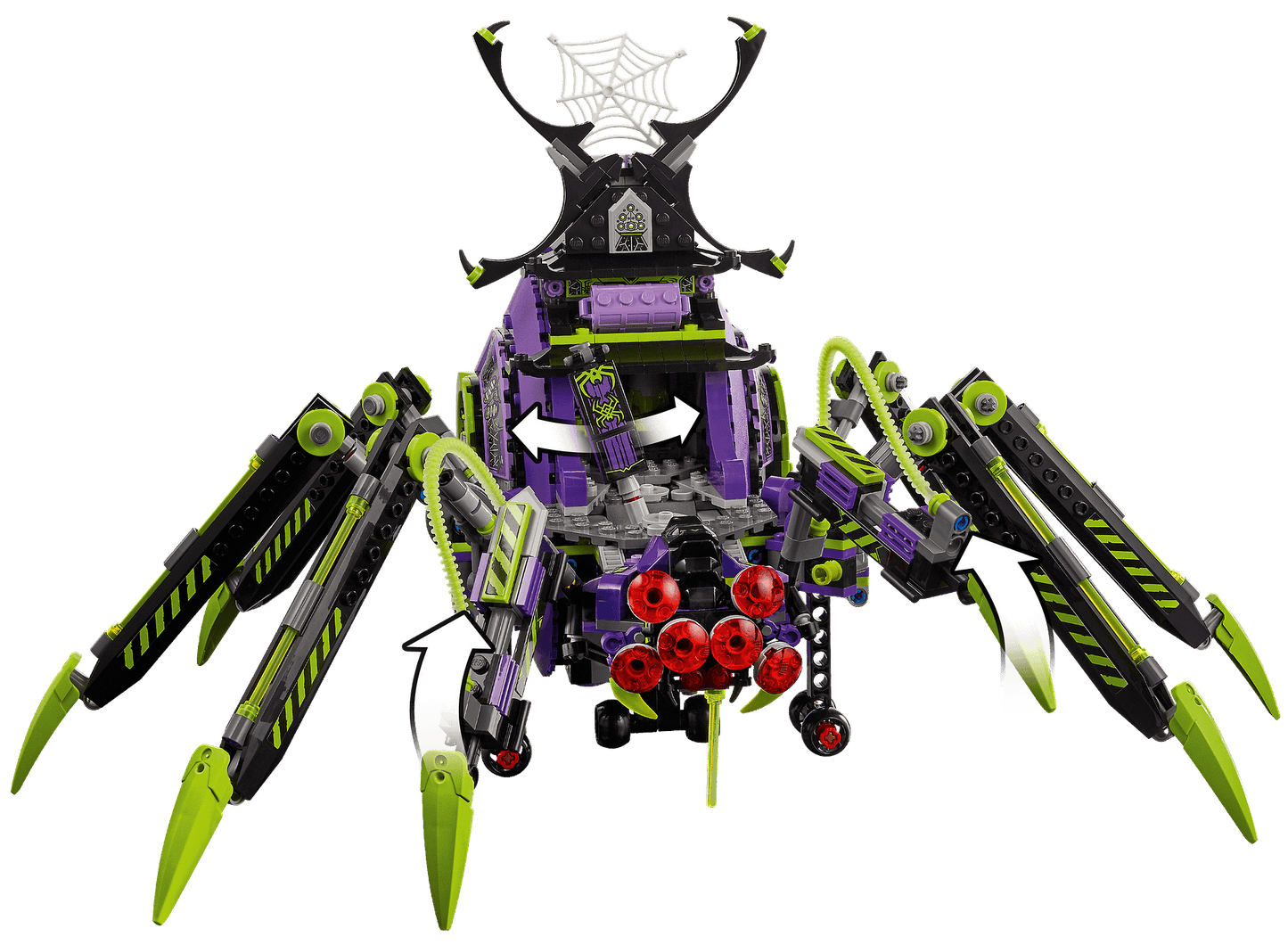 LEGO 80022 Spider Queen's Arachnoid Base - Monkie Kid