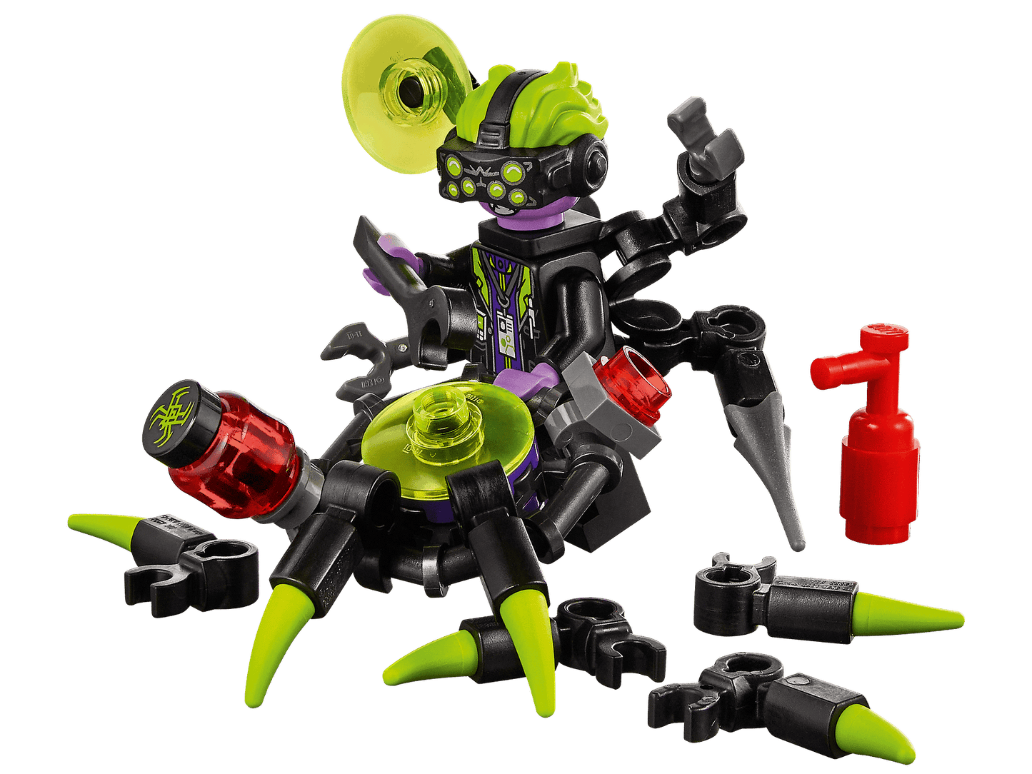 LEGO 80022 Spider Queen's Arachnoid Base - Monkie Kid