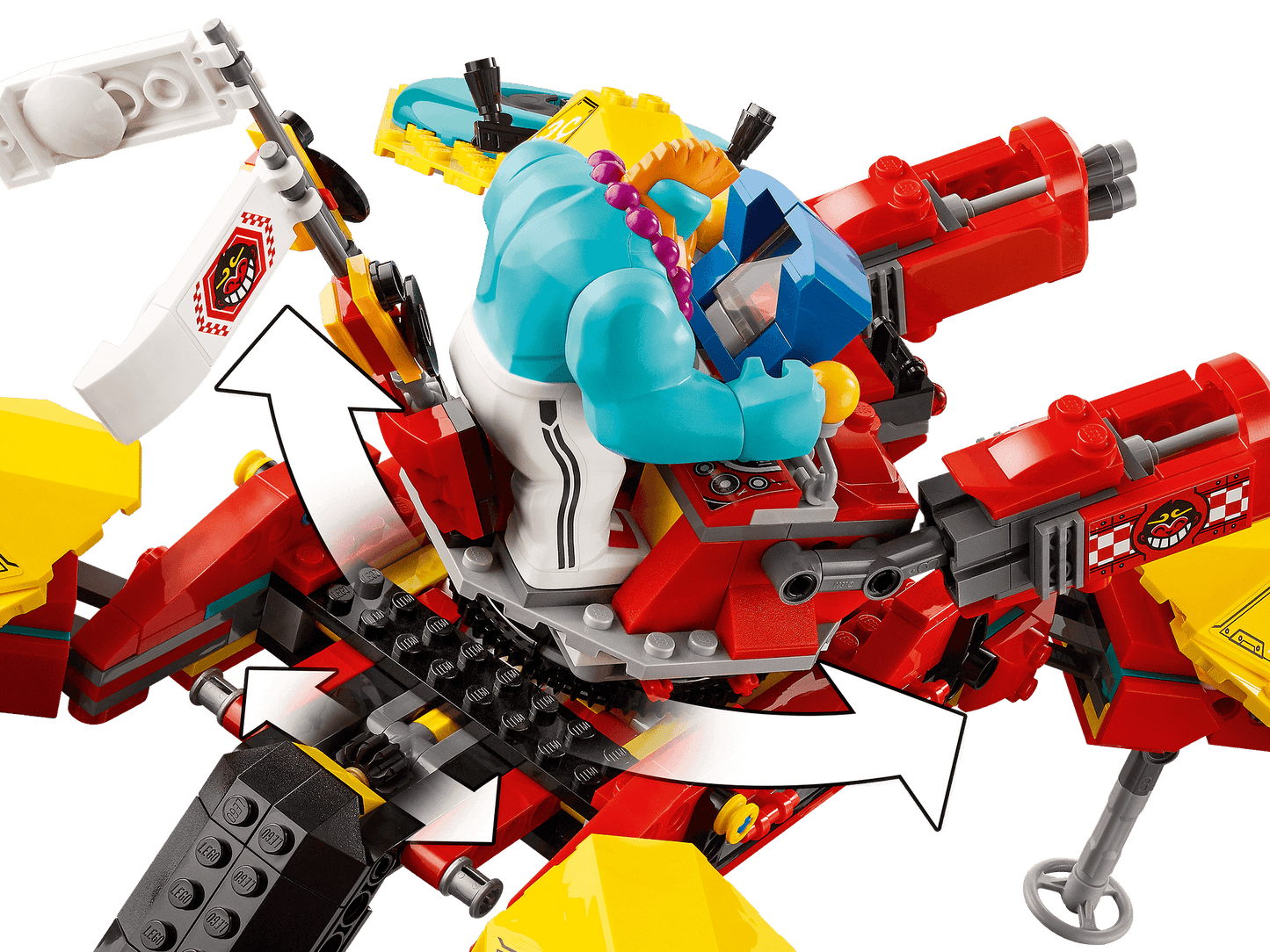 LEGO 80023 Monkie Kid's Team Dronecopter - Monkie Kid