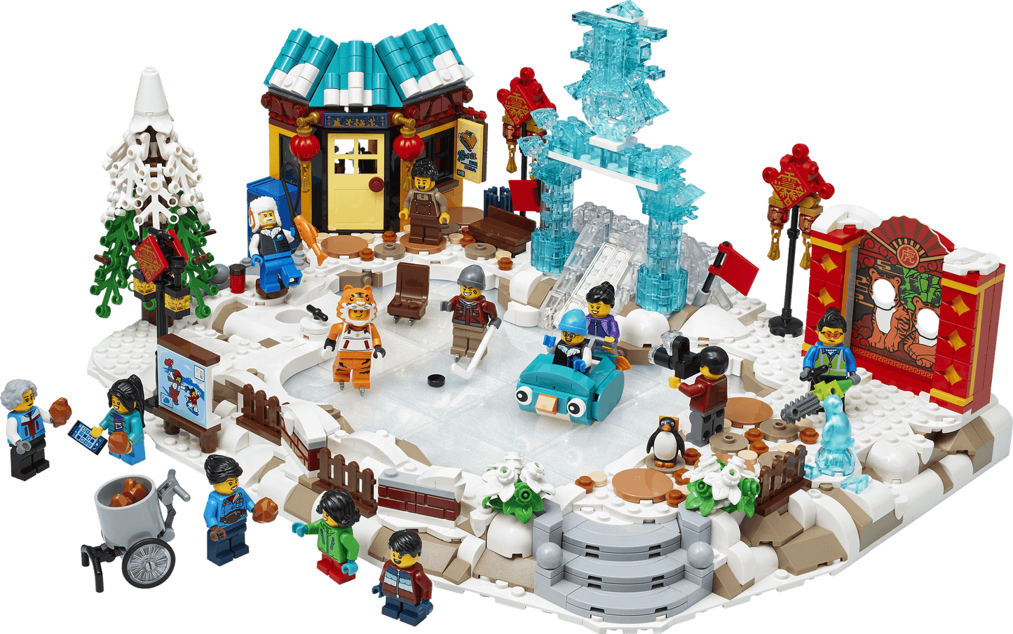 LEGO 80109 Lunar New Year Ice Festival - Chinese Traditional Festivals