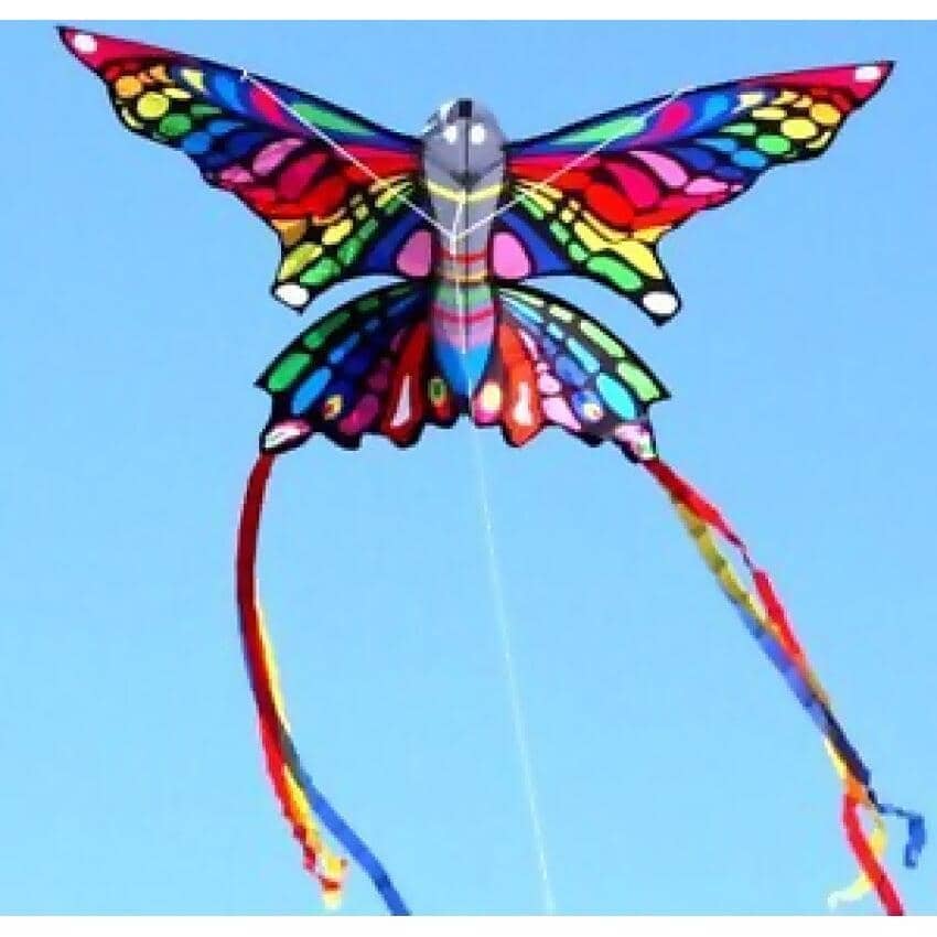 Windspeed - Rainbow Butterfly Kite Single Line - Ocean Breeze Model 7150
