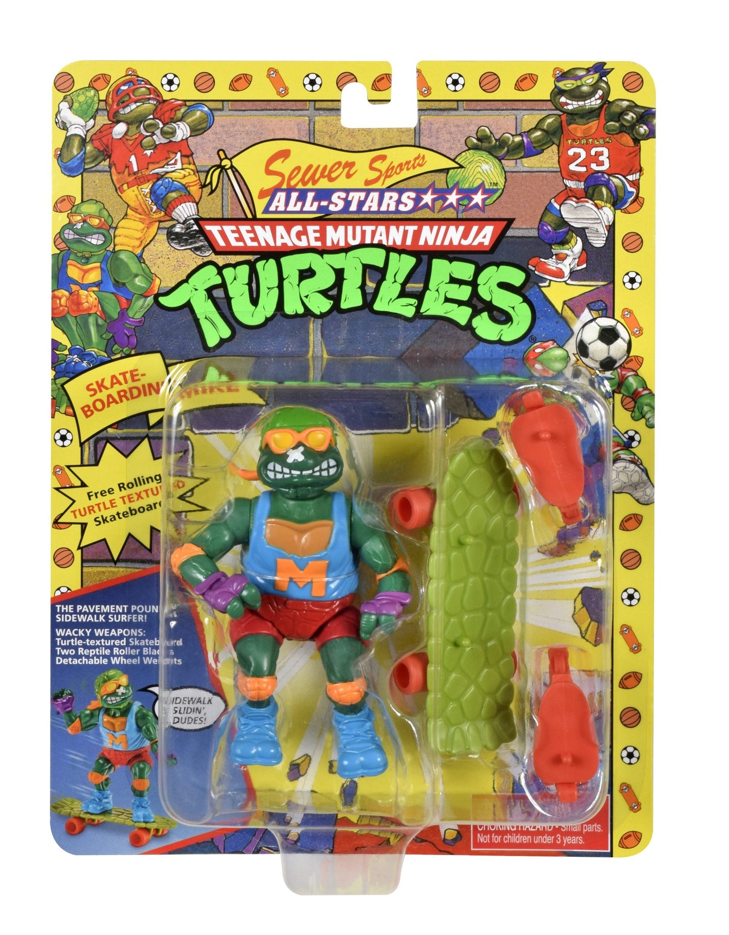 Teenage Mutant Ninja Turtles - Classic 1991 Turtle League Sports 4 Pack Set