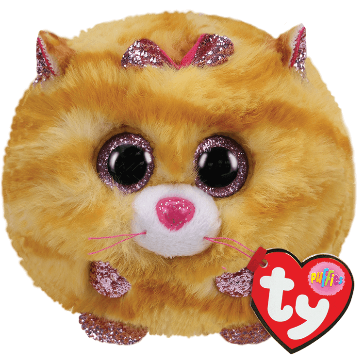 Ty Beanie Boos - Puffies - Tabitha - Yellow Cat 10cm
