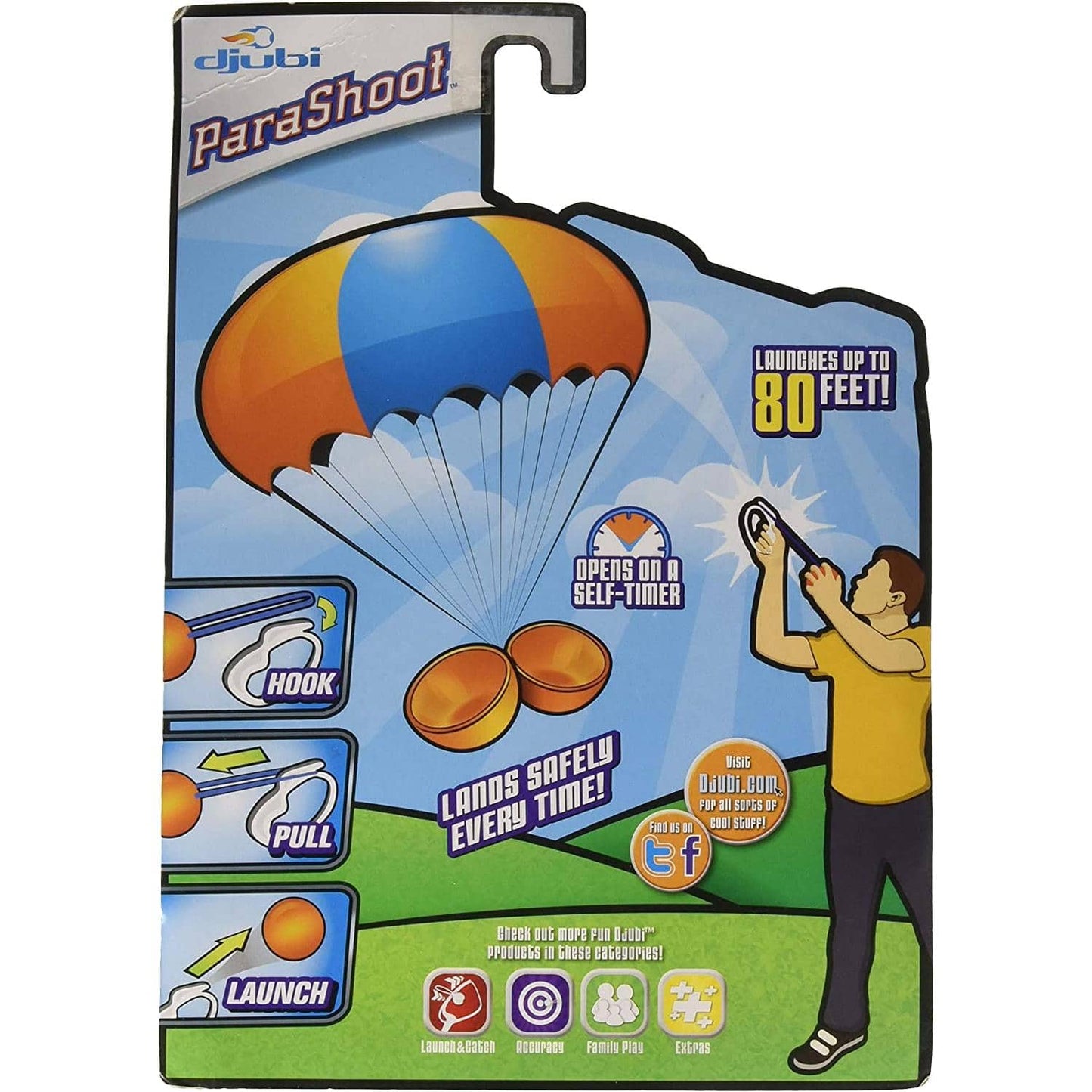 Djubi Parashoot Outdoor Parachute Ball Set