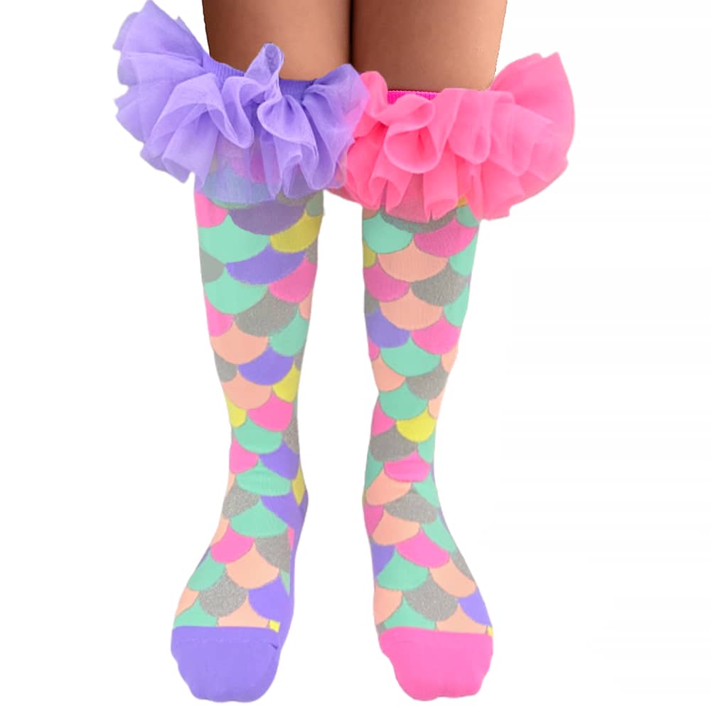 MADMIA -  Mermaid Frills Socks (one Size Fits Most) Mumermaidfril