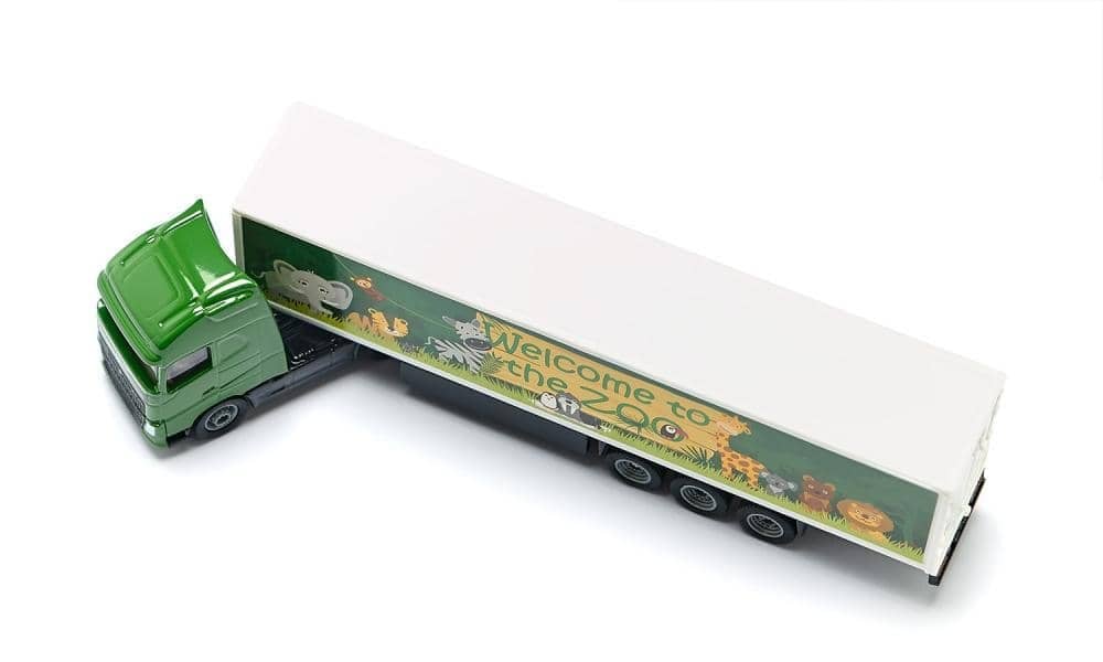 Siku - Articulated Truck With Trailer - Realistic Load-Up Transport Vehicle For Kids  Load-up 1:87 Die-Cast Model
