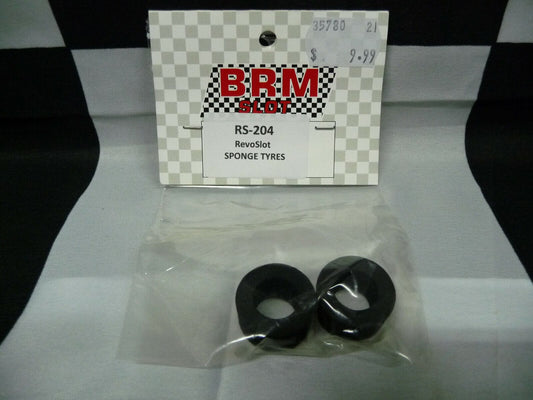 BRM SLOT RS-204 RevoSlot Sponge Tyres