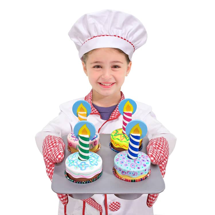 Melissa & Doug - Bake & Decorate Cupcake Set