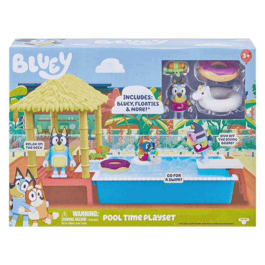 Bluey - Pool Time Fun Play Set