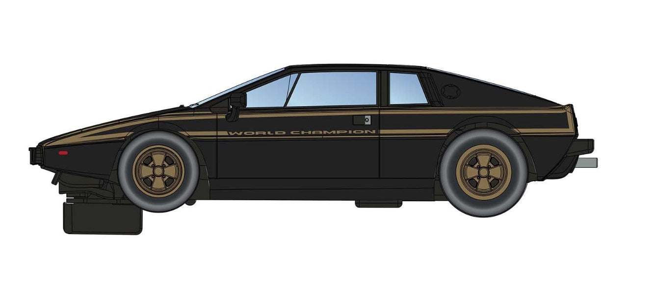 Scalextric C4253 Lotus Esprite S2 World Championship Commemorative slot car also suits Carrera