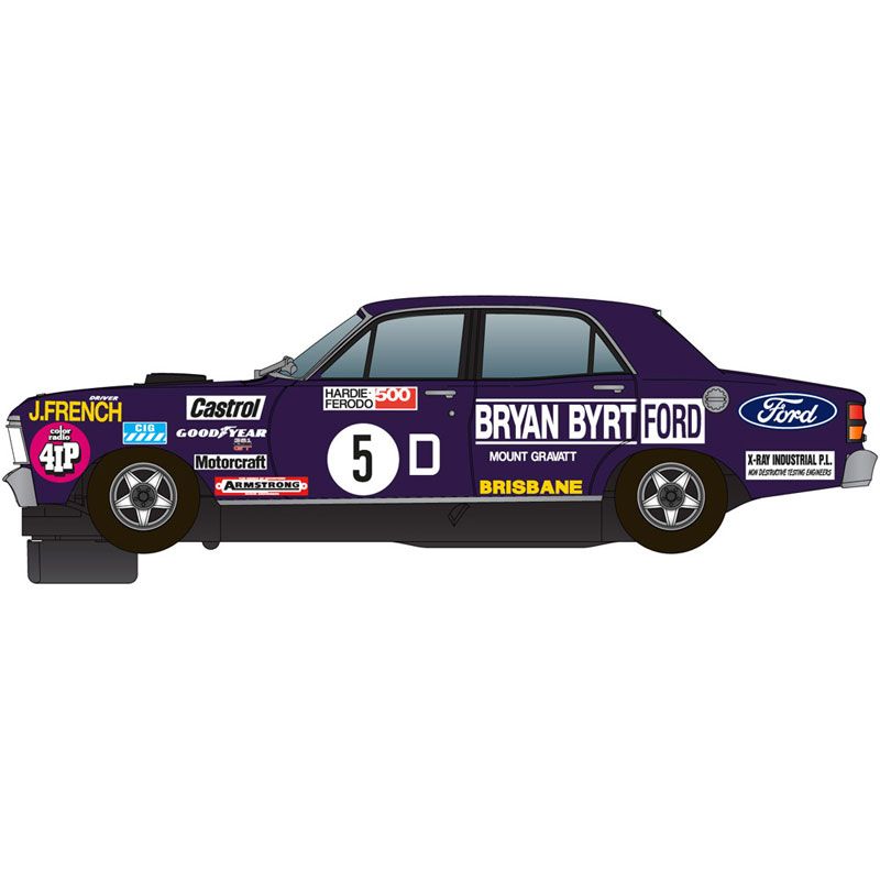 Scalextric C4263 1:32 Ford XY Falcon 1972 Bathurst Bryan Byrt Ford slot car also suits Carrera