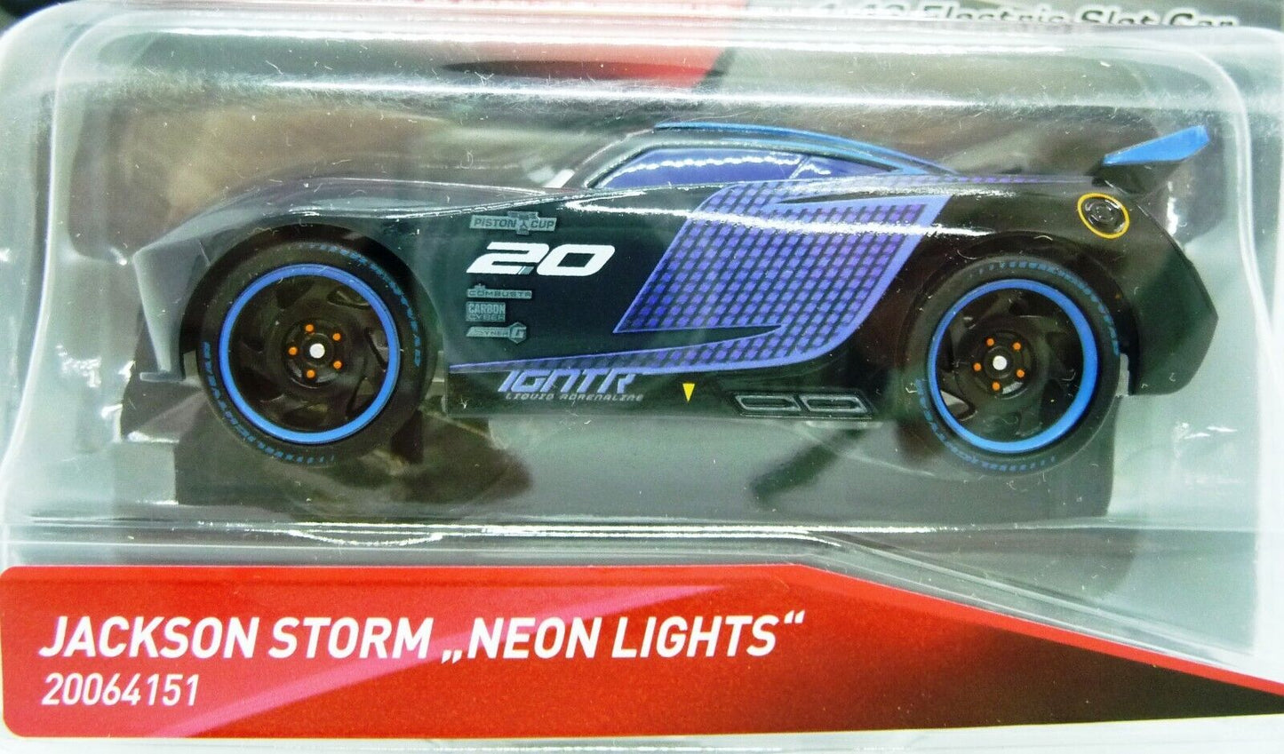 CARRERA GO Disney Pixar CARS Jackson Storm Neon Lights