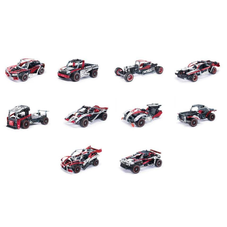 Meccano - 25-in-1 Motorized Supercar Stem Model Building Kit