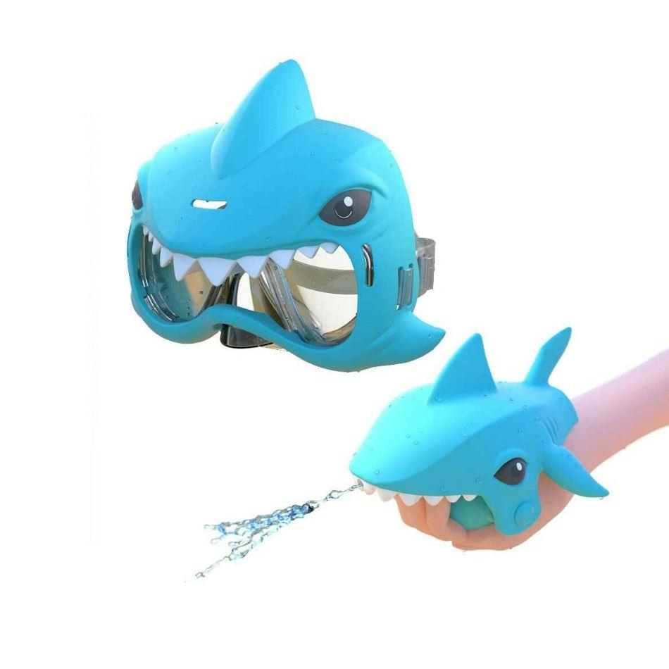 Aqua Trendz Swim Mask Blue Shark
