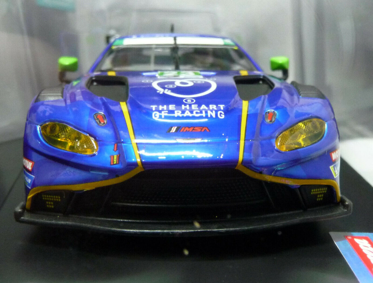 Carrera Evolution 1:32 - Aston Martin Vantage GT3 Heart Of Racing No23 - Slot Car Also Suits Scalextric