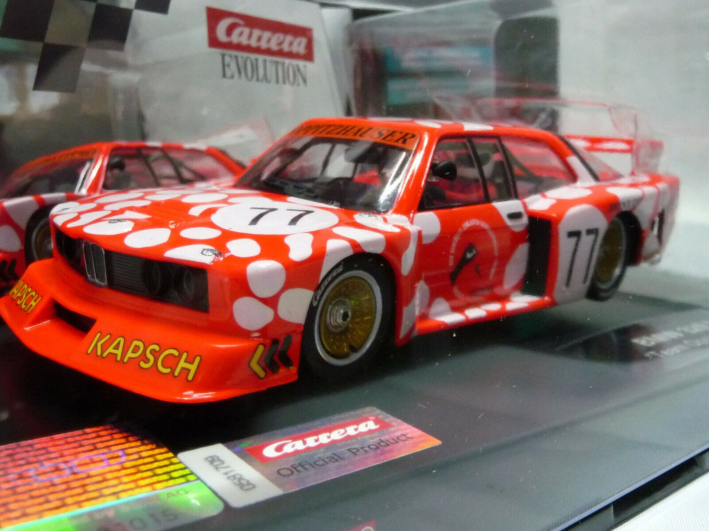 Carrera Evolution 1:32 - BMW 320 Turbo Team Oppitzhauser No77 - Slot Car Also Suits Scalextric