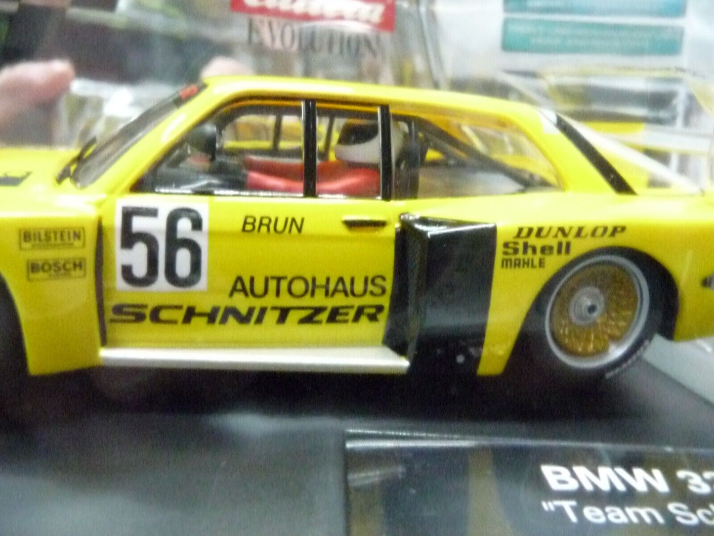 Carrera Evolution 1:32 - BMW 320 Turbo Team Schnitzer No. 56 - Slot Car Also Suits Scalextric