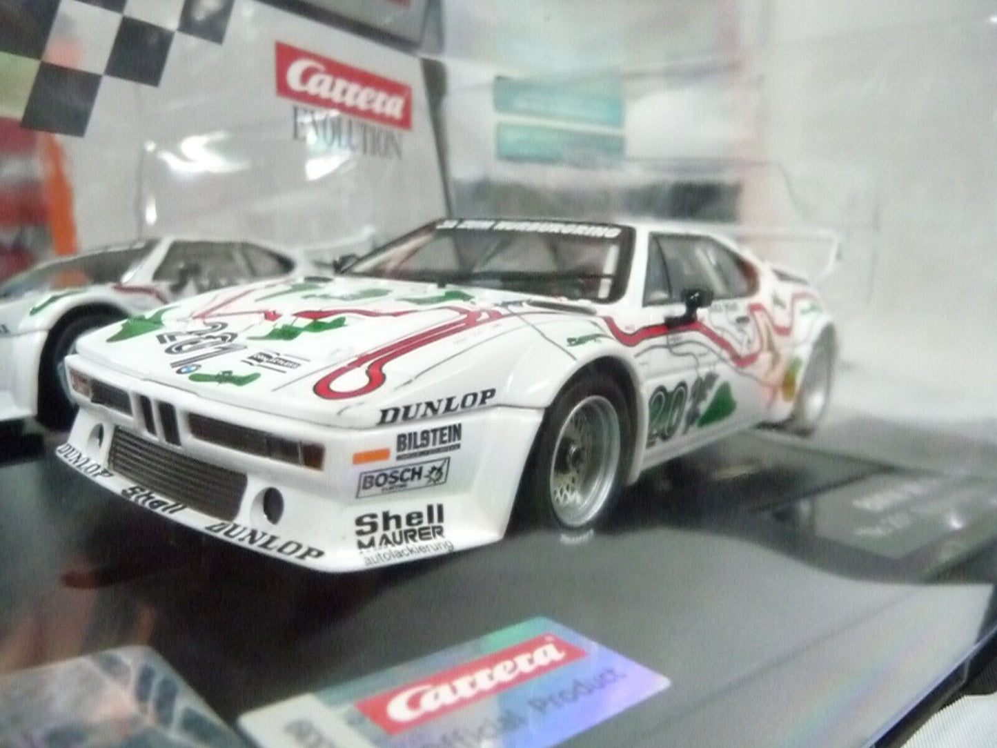 Carrera Evolution 1:32 - BMW M1 Procar No201 Nurburgring 1000km 1980 - Slot Car Also Suits Scalextric