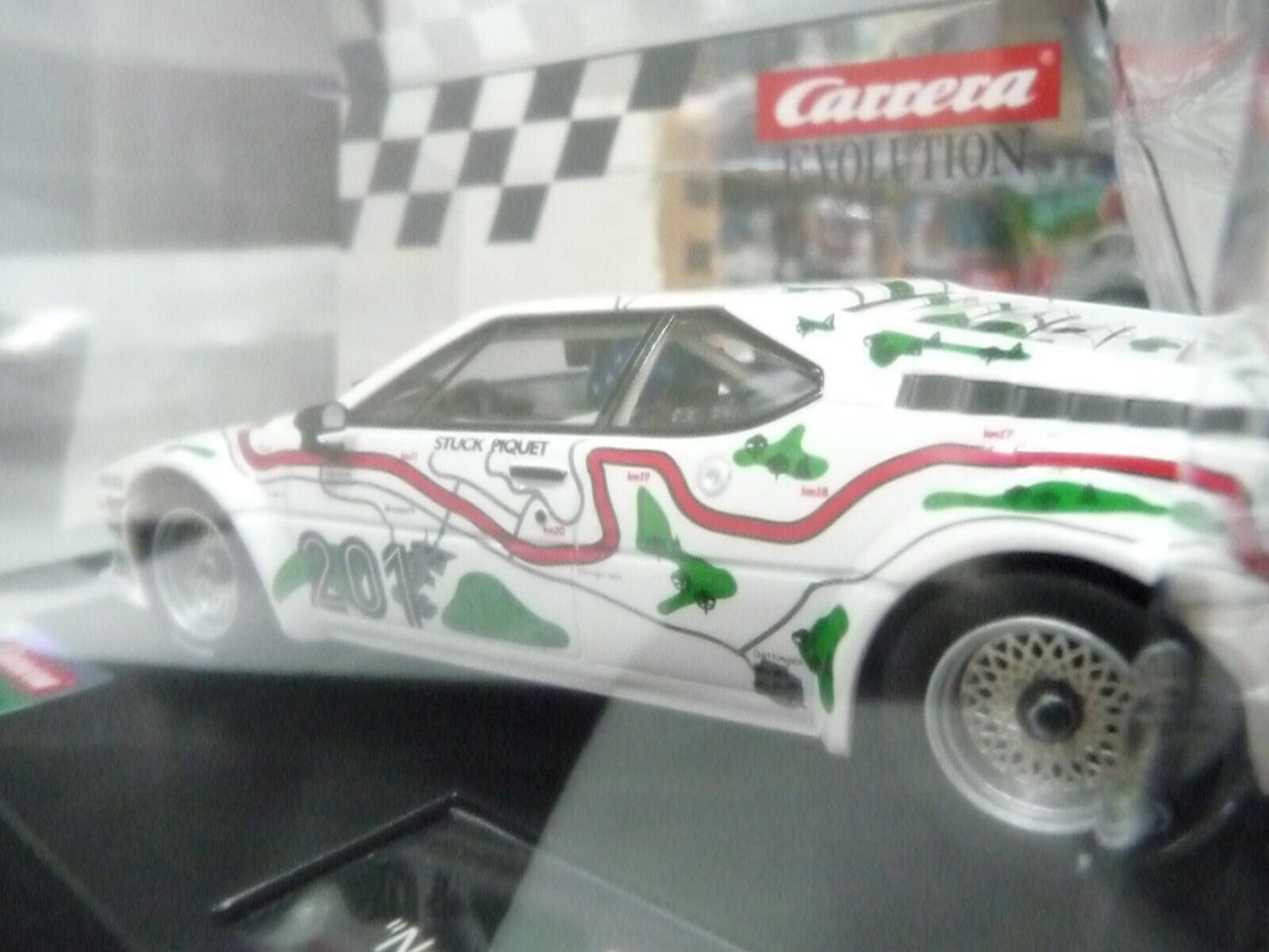 Carrera Evolution 1:32 - BMW M1 Procar No201 Nurburgring 1000km 1980 - Slot Car Also Suits Scalextric