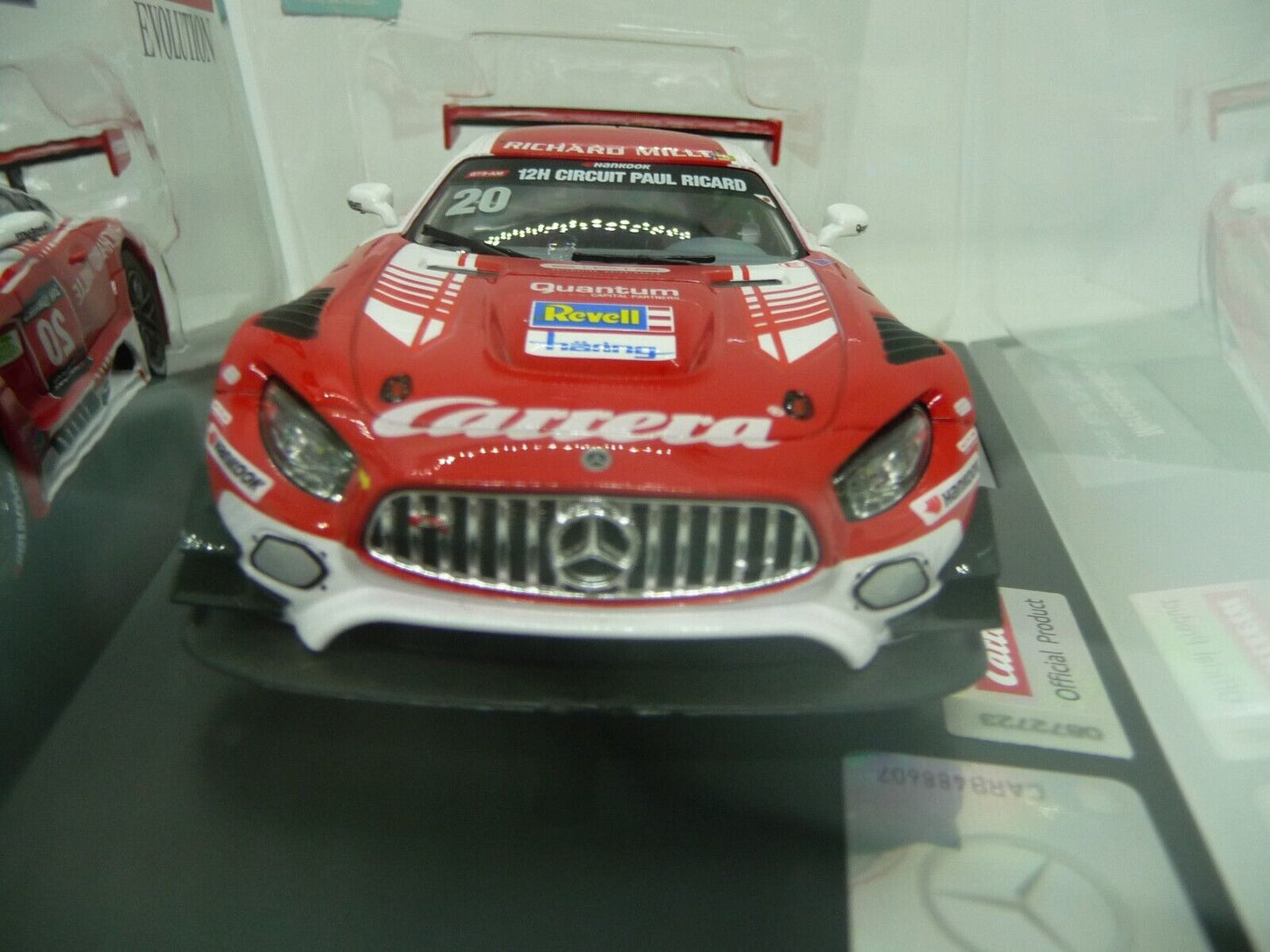 Carrera Evolution 1:32 - Mercedes AMG GT3 CARRERA No.20 12hr Paul Ricard - Slot Car Also Suits Scalextric