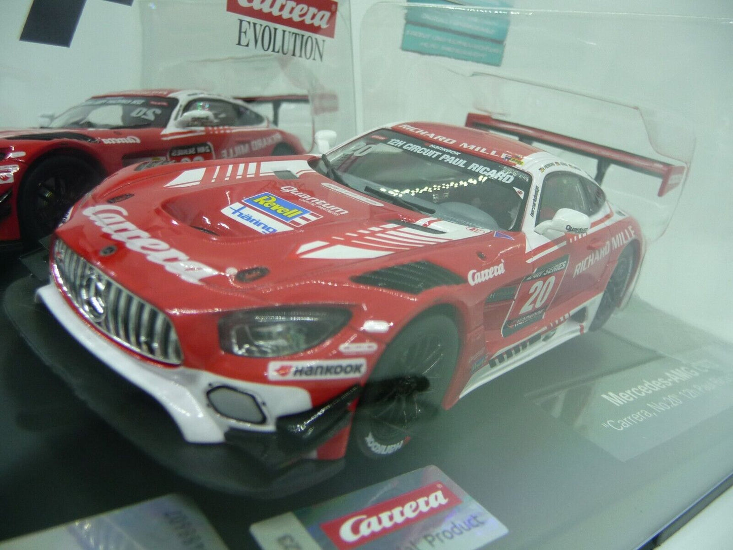 Carrera Evolution 1:32 - Mercedes AMG GT3 CARRERA No.20 12hr Paul Ricard - Slot Car Also Suits Scalextric