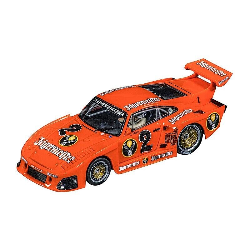 Carrera Evolution 1:32 - Porsche Kremer 935 K3 Jagermeister Racing No 2 - Slot Car Also Suits Scalextric