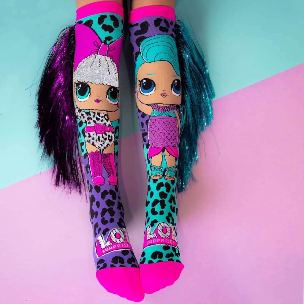 MADMIA -  Socks Kids & Adults Age 6y+  L.o.l. Surprise Disco Dolls Knee-high Socks